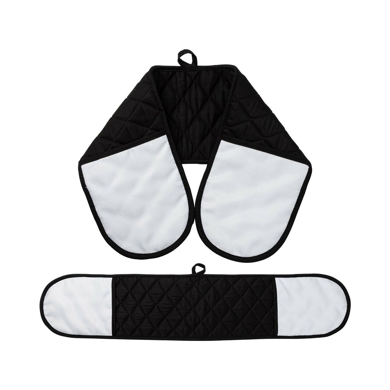 Craft Express 2 Pack Double Mitt Sublimation Pot Holders Sublimation-Ready